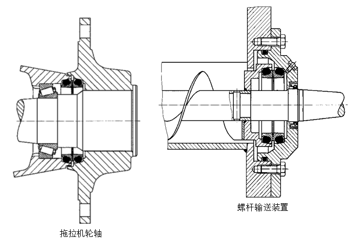 浮動油封結(jié)構(gòu)圖 浮動油封結(jié)構(gòu)圖